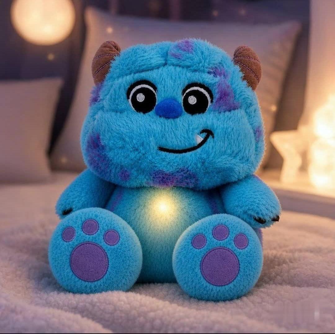 Peluche Sulley con respiración relajante antiestrés